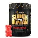 ALPHA LION Poudre de pré-entraînement, Beta Alanine, L-Taurine et caféine Tri-Source pour l'énergie soutenue et focale, Oxyde nitrique et Citrulline pour pompe (21 portions, saveur de sang de Lion), paquet de 1