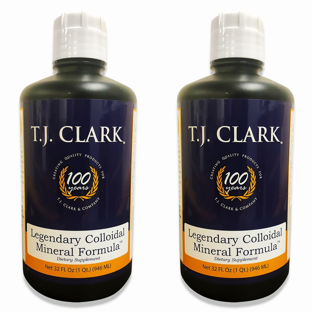 T.J. Clark Legendary Colloid Mineral Formula 32 fl. oz. (2 Pack) by T.J. Clark