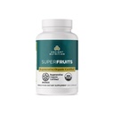 Gélules de SuperFruits certifiés biologiques régénératifs, soutient la santé du système Gut et immunitaire, fait avec des probiotiques, dragonfruit, mûre et Goji, 60 comte