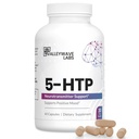 5-HTP - 200mg 5HTP Supplement (5-Hydroxytryptofaan) ter ondersteuning van Mood Plus Slaap*, Stress Relief*, 60 Capsules - 30 Day Supply, Made in USA
