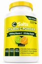 C-Salts Vitamine C Powder Supplement - 100% Pure High Dose Buffered Vitamine C Powder for Immune Support - Organic, Sugar-Free, Vegan, Non-GMO, Maag-Vriendly, Lemon Lime 26oz