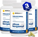 Cholesterol Command, Citrus Bergamot SuperFruit Supplement, 47% Bergamot Polyfenol Fraction (BPF) Gepatenteerde Formule, Gemaakt in de VS, 3 Maanden, 270 Capsules - 3 Flessen