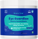 Oogbeschermer voor katten en honden - Ondersteunt Ooggezondheid, Tear Staining, Allergie en Wond (117g) met MaquiBright (Normaal Gewicht)