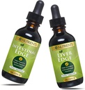 Go Nutrients Intestinal Edge Cleanse 60ml (2 oz) & Leverreiniging Edge 60ml (2 oz) Non-GMO Soy-Free