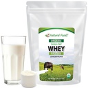 Z Natural Foods Biologische Wei Proteïne Concentraat - Nutriënt-Dense Gras Fed Wei Proteïne Poeder - Koud Verwerkt Pure Wei Proteïne met Essentiële Aminozuren voor Voeding & Fitness, Unflavored, 5 lbs
