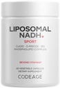 Codeage Liposomal NADH, Vitamin B12, D-Ribose, CoQ10, 60 Capsules