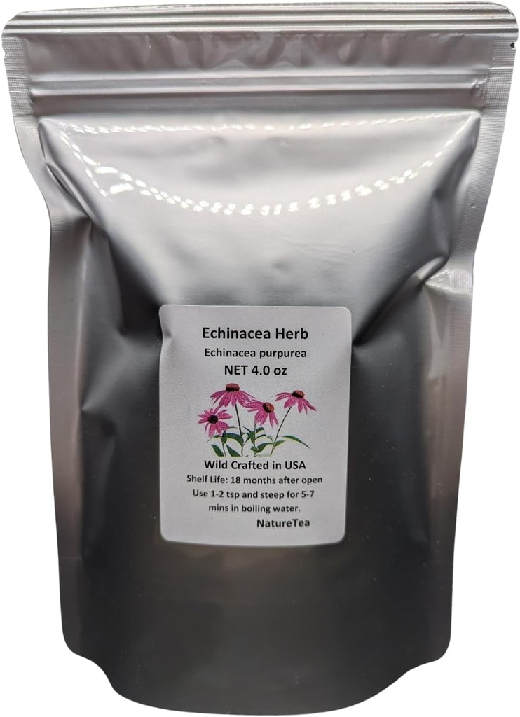 Echinacea Herb - Echinacea purpurea Feuille distante C/S 100% de la nature (4 oz)