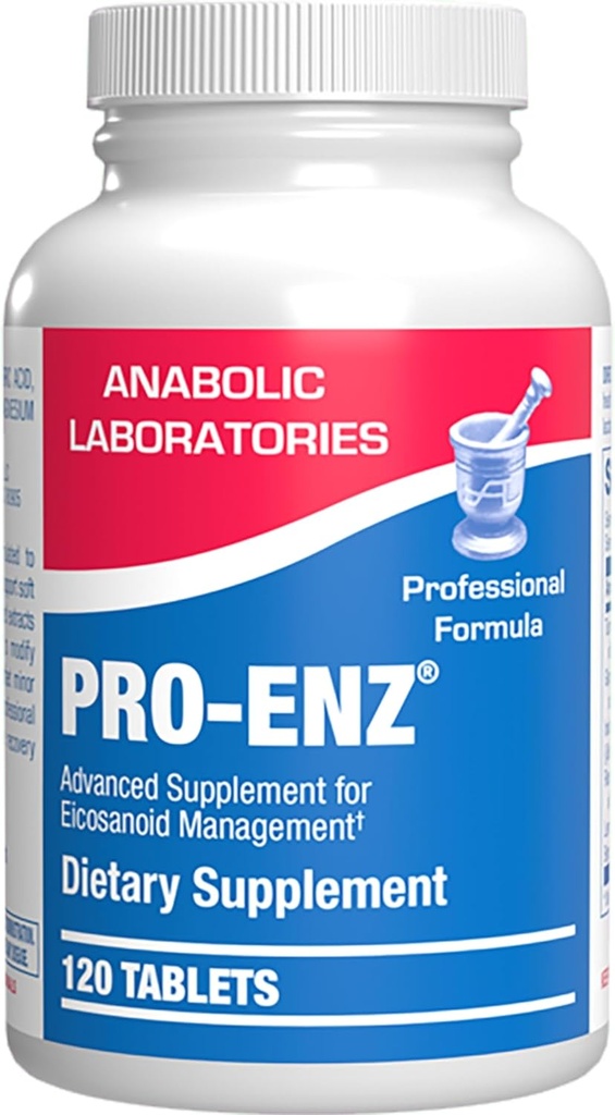 Pro ENZ Joint Support Supplement - Clinical Formula Turmeric Boswellia Supplement for Joint & Cartilage Mobility and Comfort Support Plus Eicosanoid Management with Proteolytische Enzymes (120 Servings)
