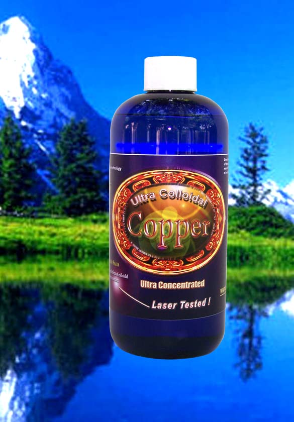 Silver Mountain Minerals Colloïdaal Koper Liquid Mineral Supplement 16 Oz. 100 PPM