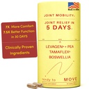 MOVE Suppléments d'articulations à action rapide de Tamaflex® Turmeric & Tamarind, Levagen®+ PEA Palmitoyléthanolamide, Boswellia Serrata, Bioperine® Black Pepper Extract.