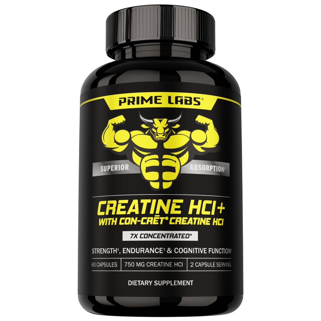 Prime Labs Creatine HCl Capsules - met CON-CR