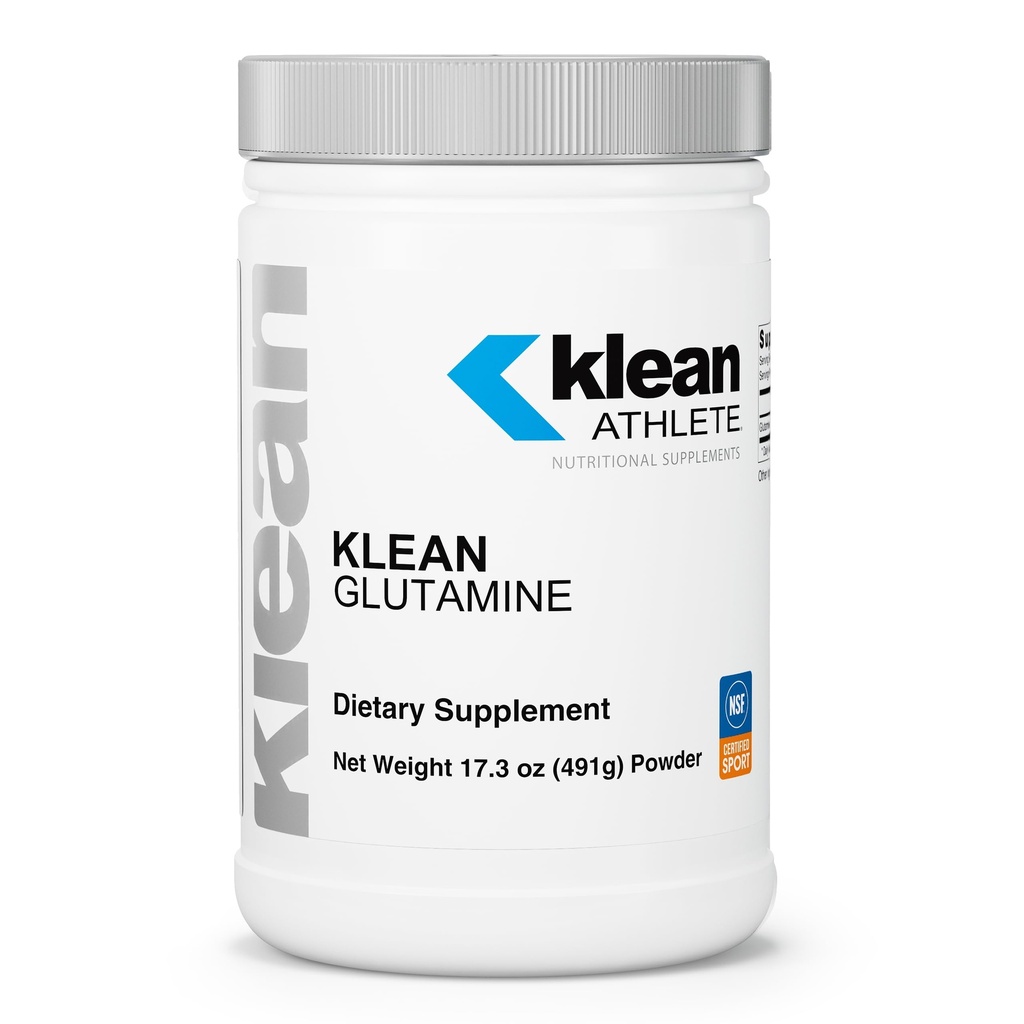 Klean Atlete Klean Glutamine - Immunity Support & Gut Health* - Amino Acids Supplement - NSF gecertificeerd voor sport - Non-GMO, Glutenvrij & Veganistisch - 17,3 oz