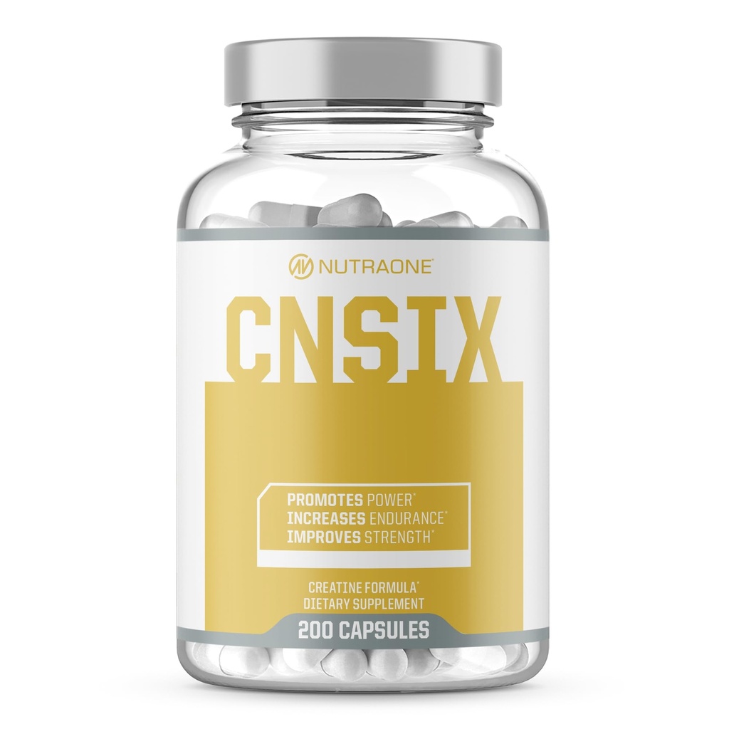 NutraOne Creatine Capsules Creatine HCL helpt Lean Muscle te bouwen* (600 mg - 200 capsules)