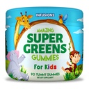 Infusies Super Groene Gummies voor kinderen 90 Graaf Superfood Booster Zachte en Heerlijke 8 Krachtige Blends Vegan Vriendelijke Gluten Gratis & Non-GMO