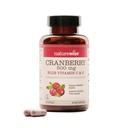NatureWise Cranberry Pills for Women - Extract Equal to 12.500mg* Cranberry Supplement + Vitamine C & E - Reiniging van urinetrek en blaas - Vegan, Non-GMO, Sugar-Free - 60 Capsules[1-maand levering]