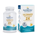 Nordic Naturals Ultimate Omega 2X, Lemon Flavor - 120 Soft Gels - 2150 mg Omega-3 - High-Potency Fish Oil with EPA & DHA - Promoot Brain & Heart Health - Non-GMO - 60 Servers