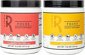 Silver Star Nutrition, Roots Focus Nootropic Brain Supplement - Strawberry Watermelon & Spicy Pineapple- Lion's Mane, Cordyceps, & Reishi Functional Mushrooms + Extended-Release Caffeine, 100 Servings