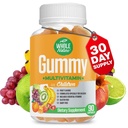 Kids Gummy Multivitamine - Complete Dagelijkse Essentials Kinderen Vitaminen en Mineralen voor algemene Wellness, 90 Gummies. Fruit smaak, Geen kunstmatige suiker, zuivel en glutenvrij