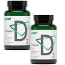 Puori Vitamine D3 Softgels, 2500 IE (62,5 mcg) - Snelle absorptie van vitamine D3 Supplementen voor Immuunsysteemondersteuning, botgezondheid en dichtheid en gezonde spierfuncties - Non-GMO & Glutenvrije - 240 Tel.