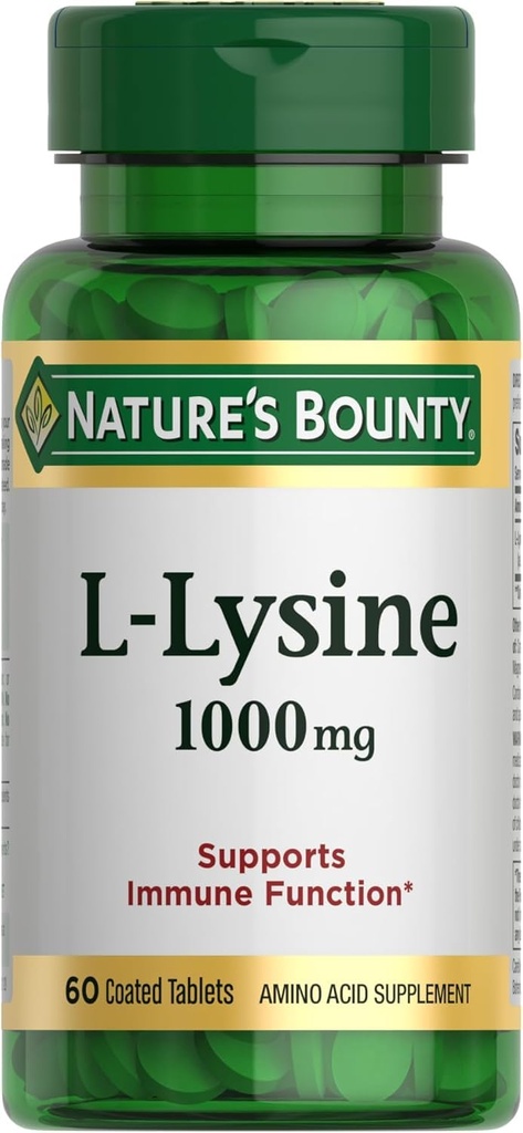 Nature's Bounty L-Lysine, 1000mg, 60 tabletten