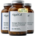 ALGAECAL - Plant Based Calcium Supplement met vitamine D3 (1000 IE) voor botsterkte, Bevat 13 mineralen ondersteunend bot gezondheid, biologisch calcium (750 mg) voor vrouwen & mannen, 90 capsules, 3 maanden levering