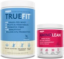 RSP NUTRITION AminoLean Pre Workout Energy (Fruit Punch 30 Servers) met TrueFit Proteïne Poeder (Vanilla 2 LB)