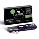 LactoJoy Pilules de lactase 14 500 I 80 Pièces I Enzymes puissants de la lactase pour l'intolérance au lactose I Lactase ultra pure pour l'amélioration de la digestion I Pas de dioxyde de silicium, Pas d'arôme artificiel, Pas de sucralose