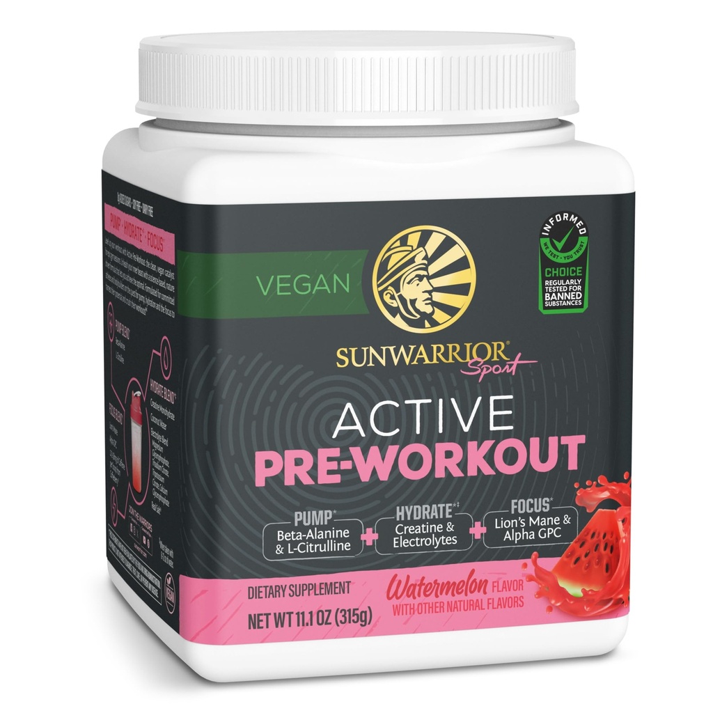 Sunwarrior Pre Workout Powder Energy Drink 