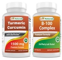 Curcumine curcumine 1500mg & Complexe B-100
