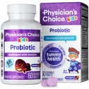 KEUZE Probiotica van de arts voor kinderen - 7 Diverse Strains, Biologische Prebiotica, Vitaminen en Mineralen - Klinisch bestudeerd L. Rhamnosus - Immune & Digestieve Ondersteuning - Geen suiker of kunstmatige kleurstoffen - 60ct