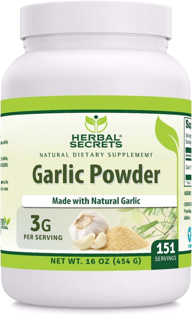Herbal Secrets Knoflook Poeder Supplement 