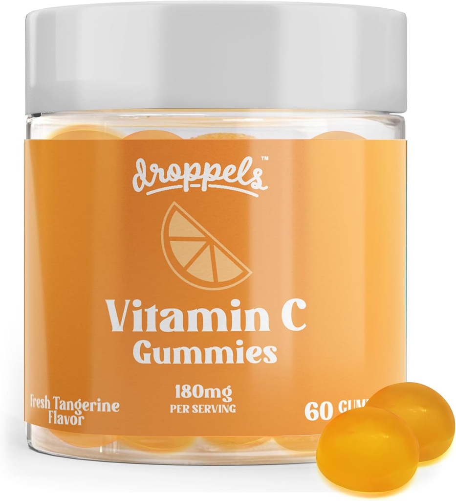 Drolppels Vitamine C Gummies, 180mg 
