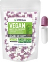 XPRS Nutra Maat 0 Lege capsules - 100 Graaf Lege Vegan Capsules - Vegetarische pillen DIY plantaardige capsule vullen - Veggie pil caps voor Do-It-Yourself Supplements (Lavender/White)