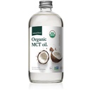 Natural Force Biologische MCT olie Puur glas Flesje Gemaakt van 100% koude geperste Maagd Kokosolie + Gecertificeerd Keto, Paleo, Kosher, Vegan & Non-GMO Lab Getest op kwaliteit en zuiverheid - 16 Ounce