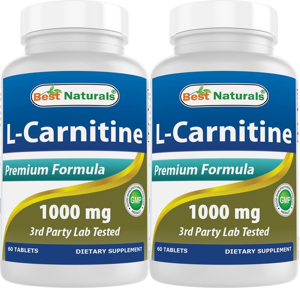Best Naturals L-Carnitine 1000mg 60 tabletten (60 stuks)
