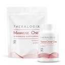Theralogix TheraCran One + Mannose One Bundle, 90 Count & 7,05 Ounce (Pack of 2)