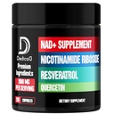 NAD Supplement met Liposomal Nicotinamide Riboside 900mg NR, Resveratrol, quercetine - 90 Capsules - Cellular Production & Restoration, Aging Well, Vitality
