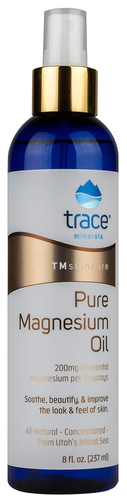 Pure Magnesium Oil Trace Minerals 8 oz Olie