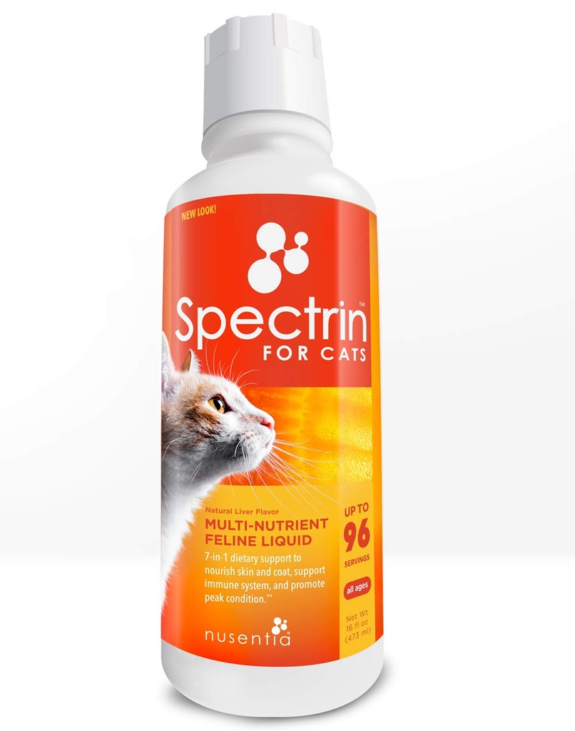 Kattenvitaminen - Spectrine 16 OZ - Liquid Vitamin & Antioxidant Supplement voor Katten - 96 doses
