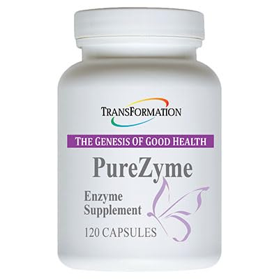 TRANSFORMATIE VAN DE GENESIS VAN GOEDE GEZONDHEID - Purezyme High-Potency Protease Blend Enzyme Supplement, arts aanbevolen - Geavanceerde formule voor maximale voedingsstoffen Digestie & Gut Health, 120 capsules