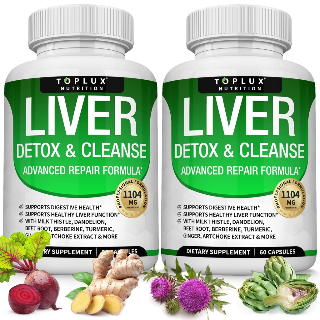 Liver Cleanse Detox & Repair Formula Liver Detox Supplement 