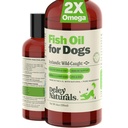 Deley Naturals Hondenvisolie IJslands 2X Omega - Honden jeuken huidreliëf met Omega 3 6 9 voor Allergieën, Coat & Heart - Omega 3 Visolie voor honden huid irritatie - 4oz Omega Olie voor honden Made in USA