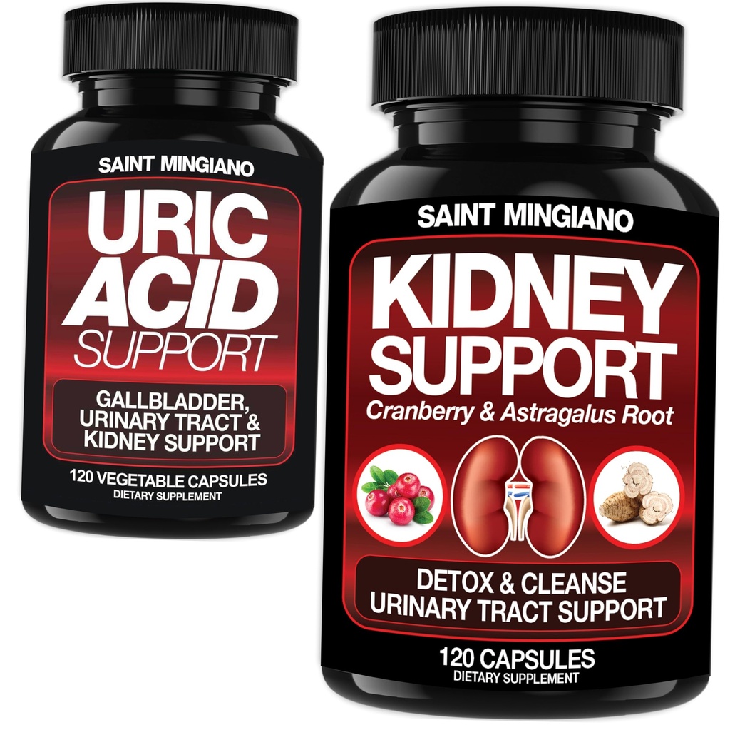 Nierondersteuning Reinigen Ontgiften & Reparatie - Samen met - Uric Acid Support