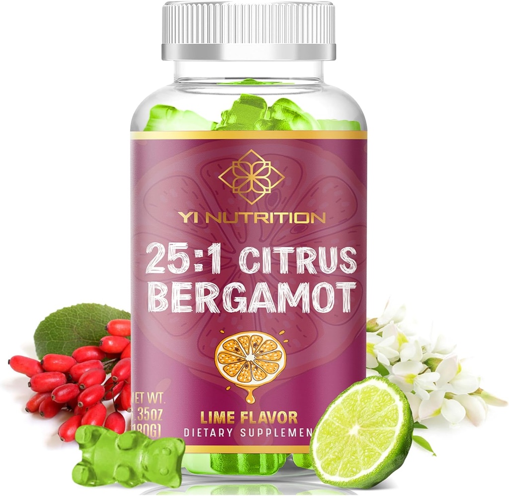 Citrus Bergamot Gummy - Geen suiker, geen maltitol, hogere concentratie