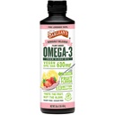 Barleans roze limonade Vegan Omega 3-supplement, vloeibare algenolie met 630 mg EPA & DHA, plantaardige omega's uit algenolie, niet-GMO & Glutenvrij, 16 oz