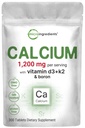 Micro-ingrediënten Calcium 1.200 mg met vitamine D3 & K2, 300 tabletten 