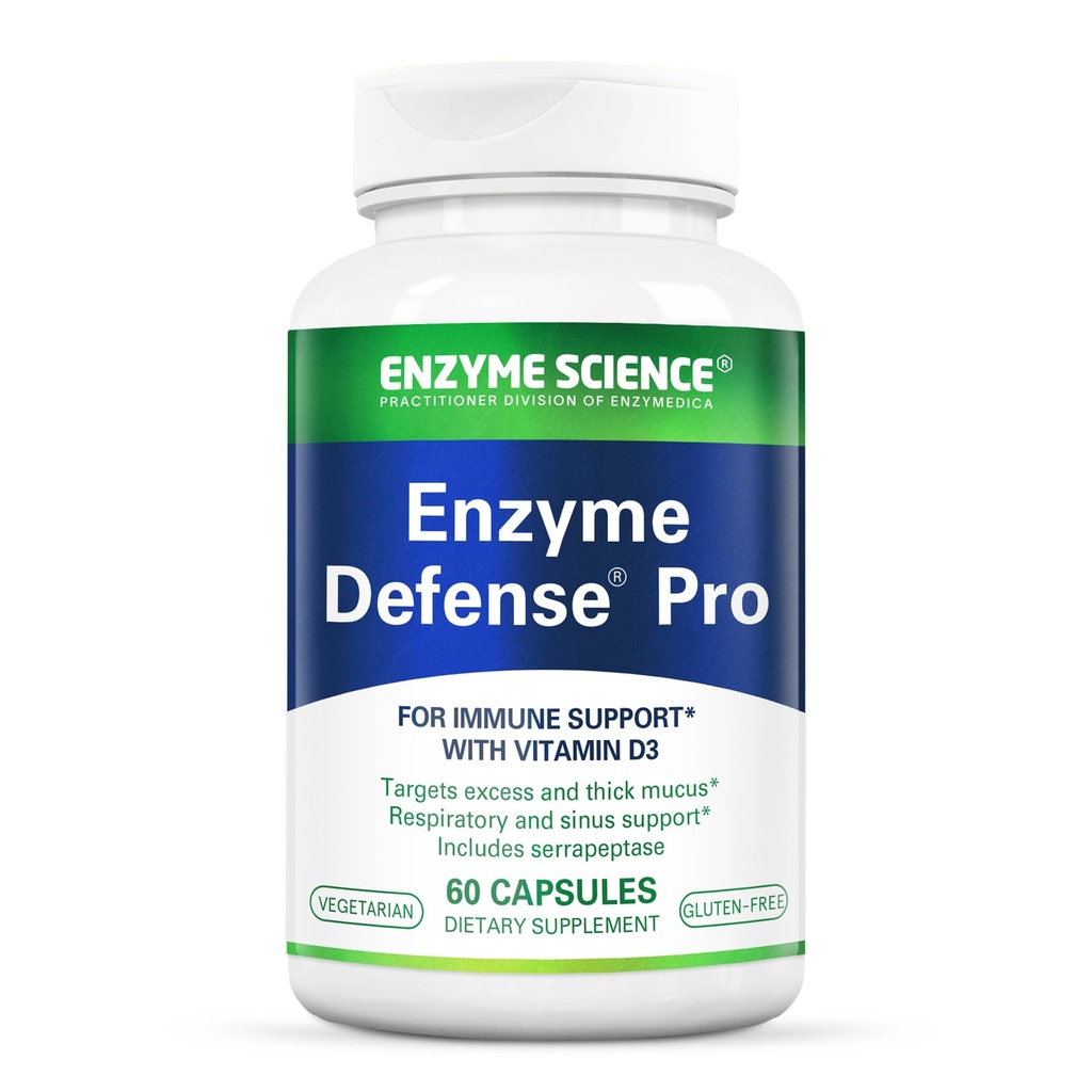 Enzyme Science Enzyme Defense Pro, 60 Capsules.