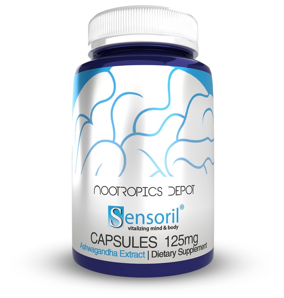 Nootropics Depot Sensoril Ashwagandha Capsules 