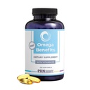 Supplément PRN DE Omega 3 - 120 Softgels, 30 jours d'approvisionnement - acide gras oméga 3 rTG avec 1680mg EPA, 560mg DHA et vitamine D pour la santé de la peau, des articulations, du cerveau, des yeux et du cœur