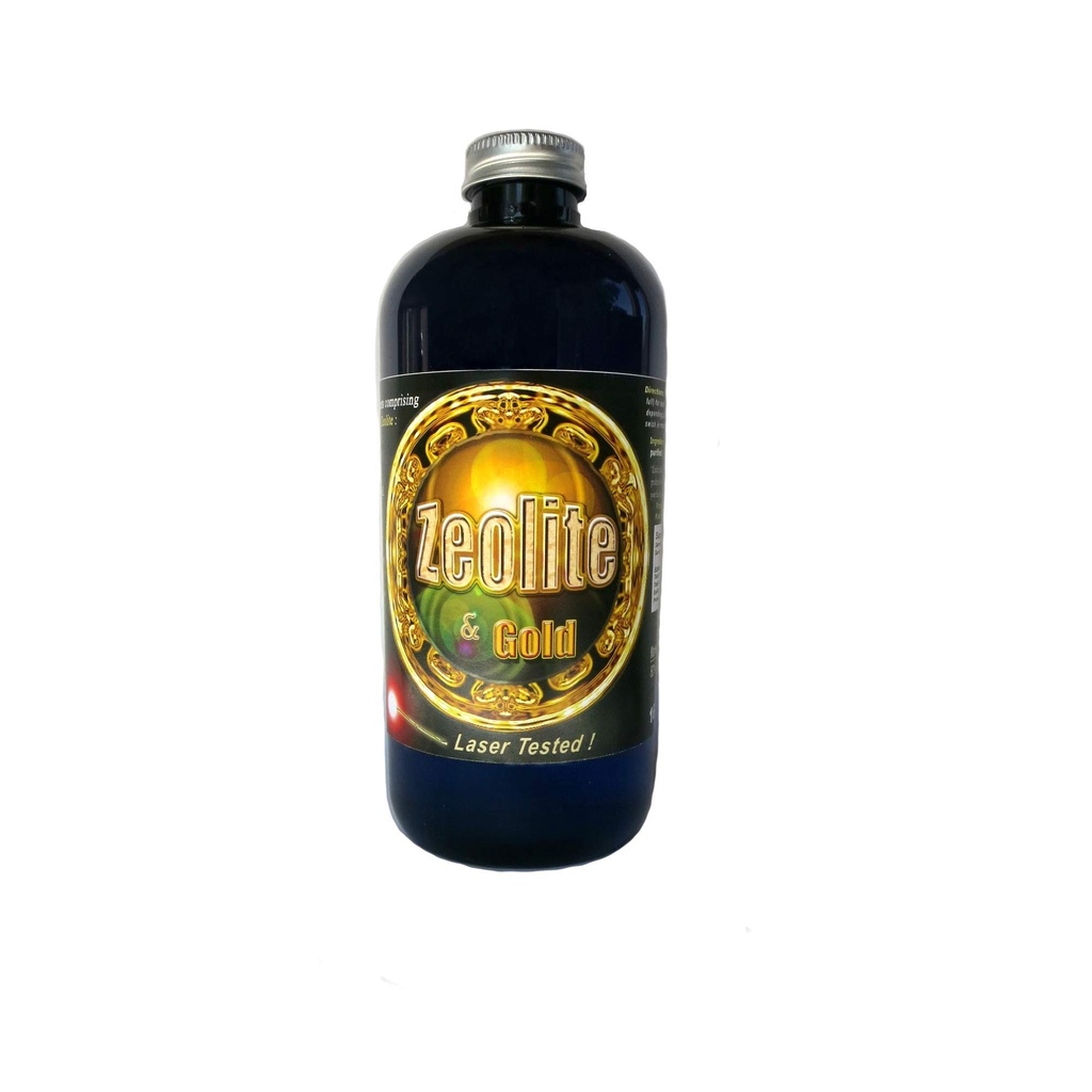 Vloeibaar Zeoliet door Silver MTN Mineralen, Medische Zuiverheid, Meest Biobeschikbaarheid, Colloïdaal Geschorst met Goud Nano Deeltjes. 16 oz 200 ppm